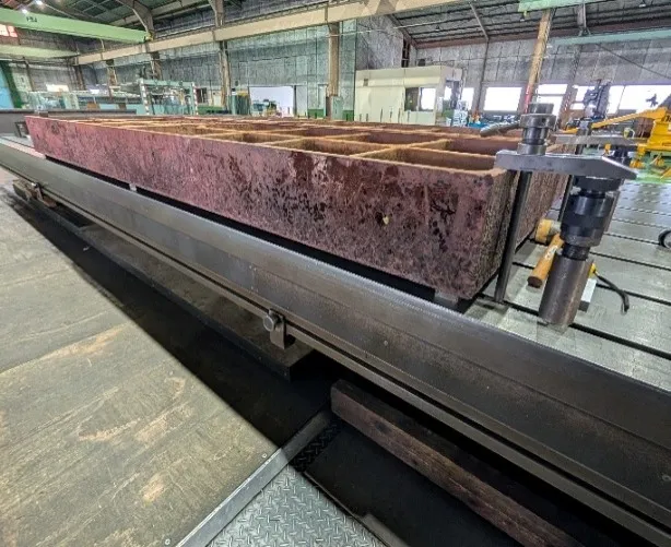 側面長手加工段取り